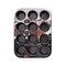 Baker's Secret 12cup Muffin Pan Cupcake Nonstick Pan - Carbon Steel Pan Muffins Cupcakes 2 Layers Non Stick Coating Easy Release Dishwasher Safe DIY Bakeware Baking Supplies - Advanced Collection